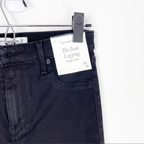 Abercrombie & Fitch black high rise jegging size 27 - Picture 3 of 7